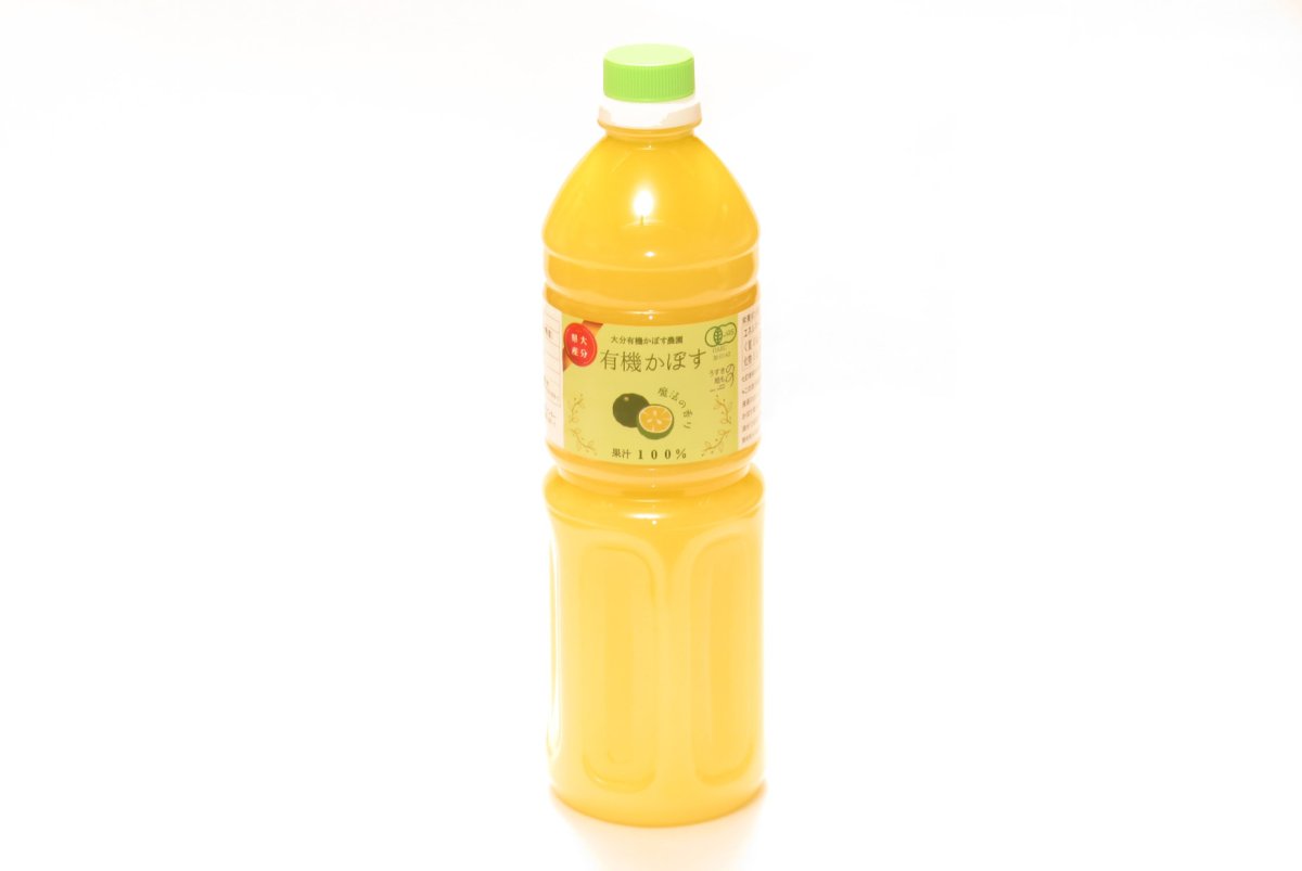 画像1: 大分県産 オーガニック かぼす果汁100% [魔法の香り] 1000ml  (有機JAS認証) (1)